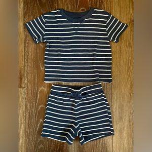 Okie Dokie Baby Boys 2-pc. Knit Short Set - 9 Months - Worn/Washed Once